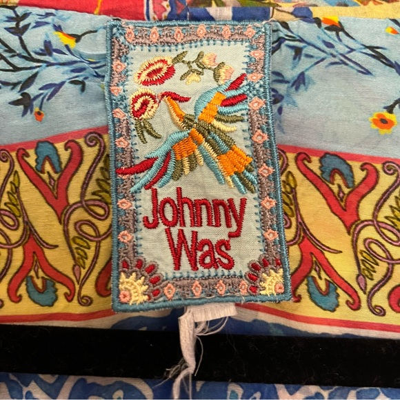 Johnny Was Midsummer Namaka Embroidery Silk Kimono - Picture 10 of 12